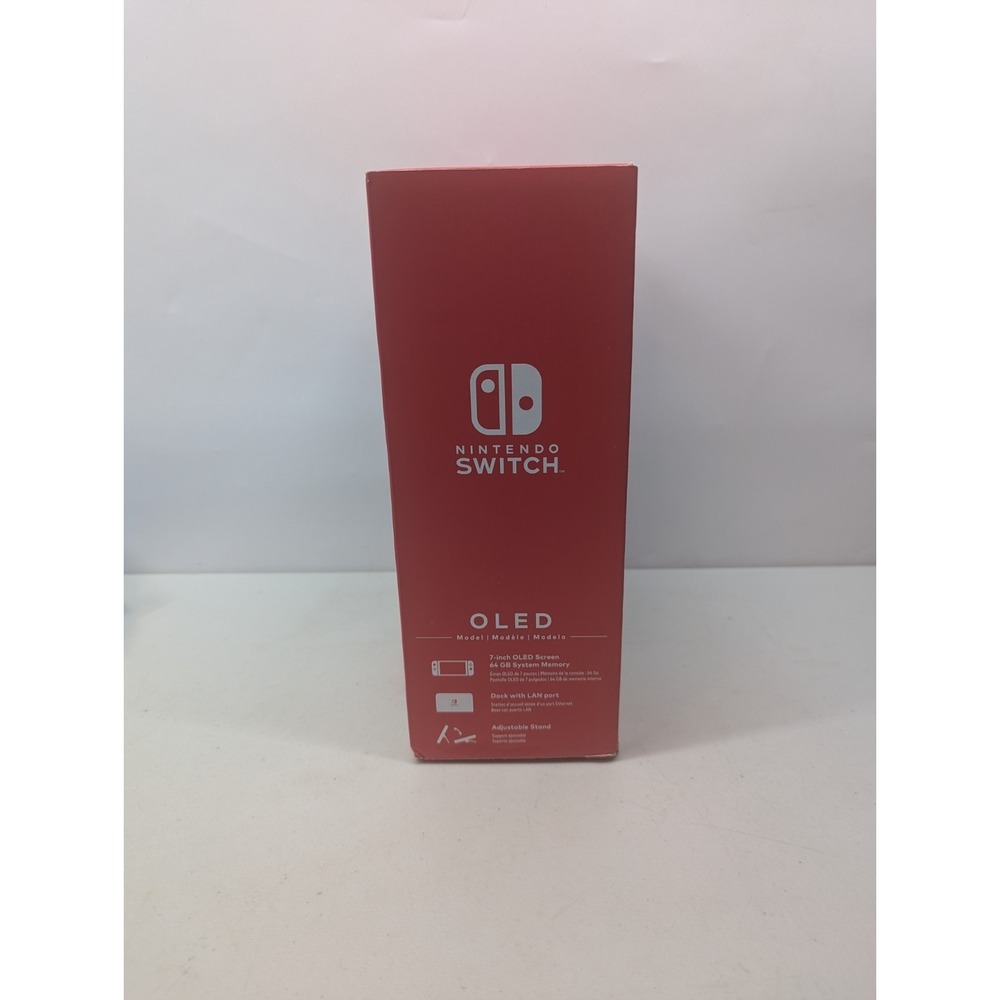 Nintendo Switch Oled BOX ONLY+ Cardboard Inserts Original Packaging Replacement - Picture 4 of 11